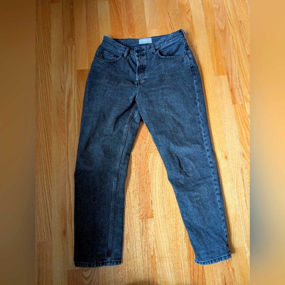 Everlane 90's Cheeky Jean Size 30 Washed Black